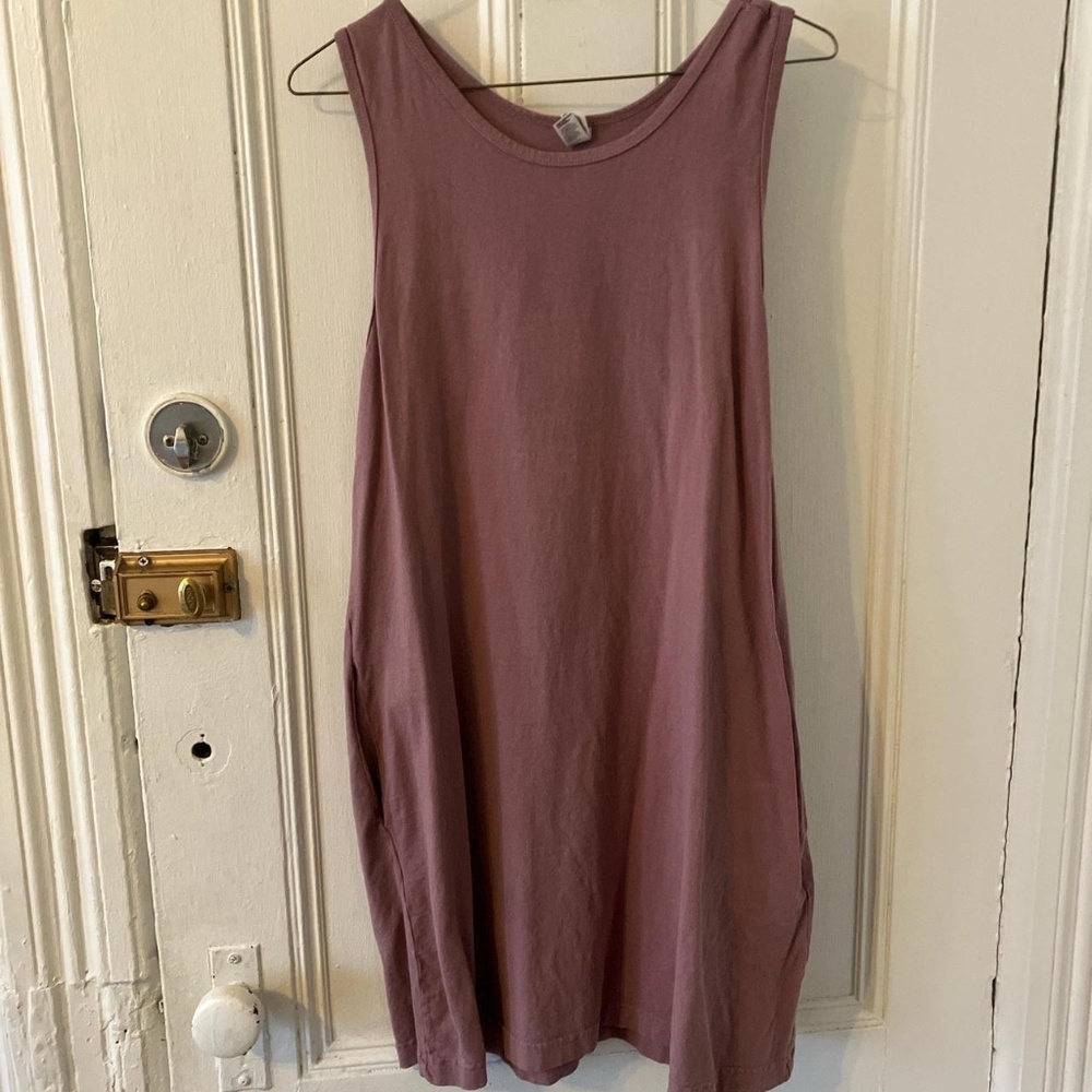 Los Angeles Apparel Garment Dyed Tank Dress M